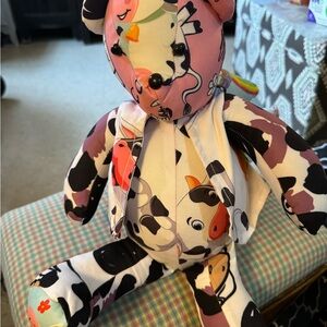Handmade cow bear